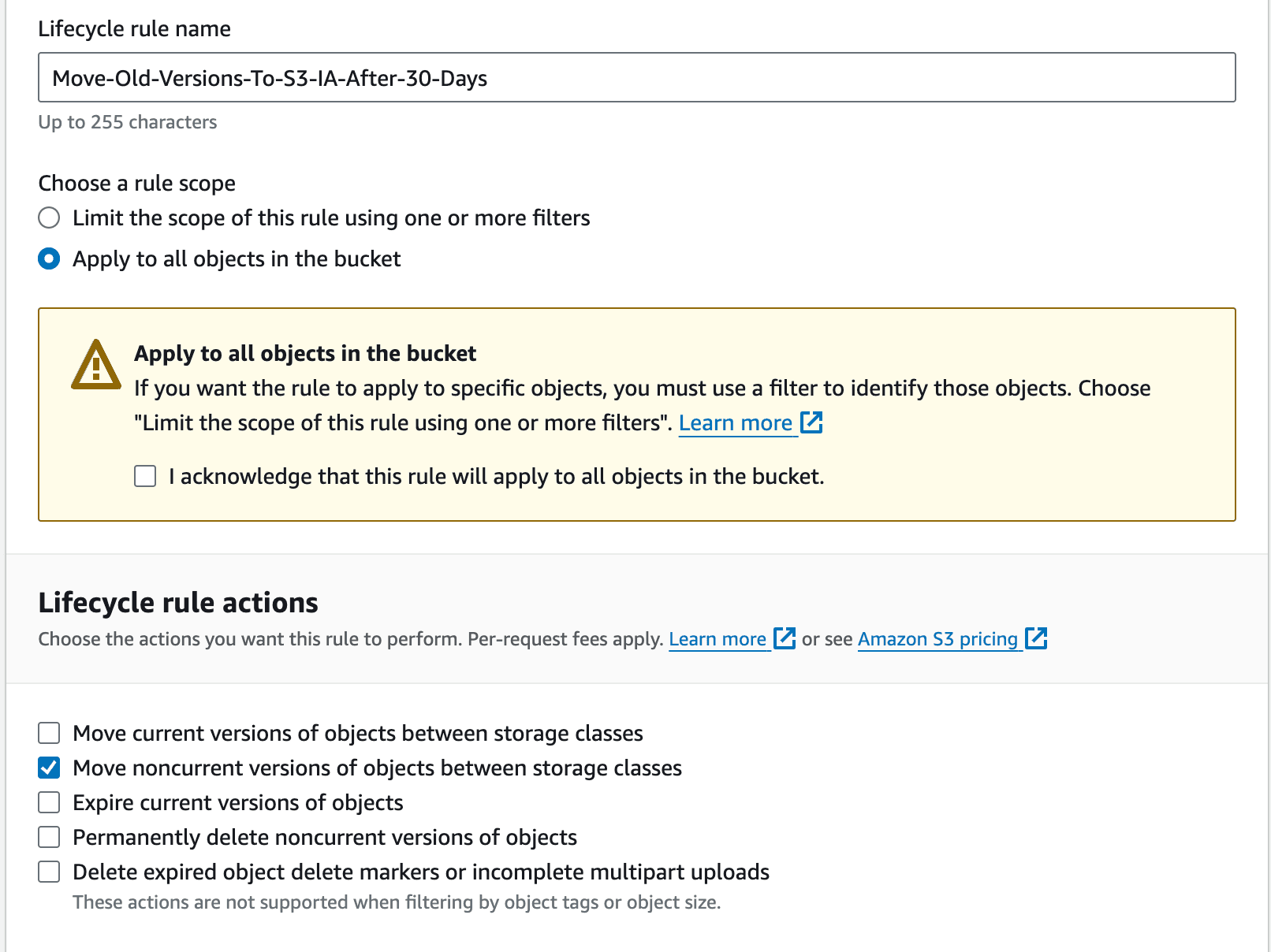 Image inside AWS console